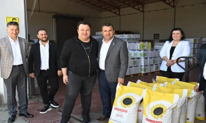 Hayırsever işadamlarından Süleymanpaşa Belediyesine yerli tohum desteği